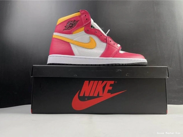 High 1 Fusion Red 555088-603 Jordan Air OGLight 0716